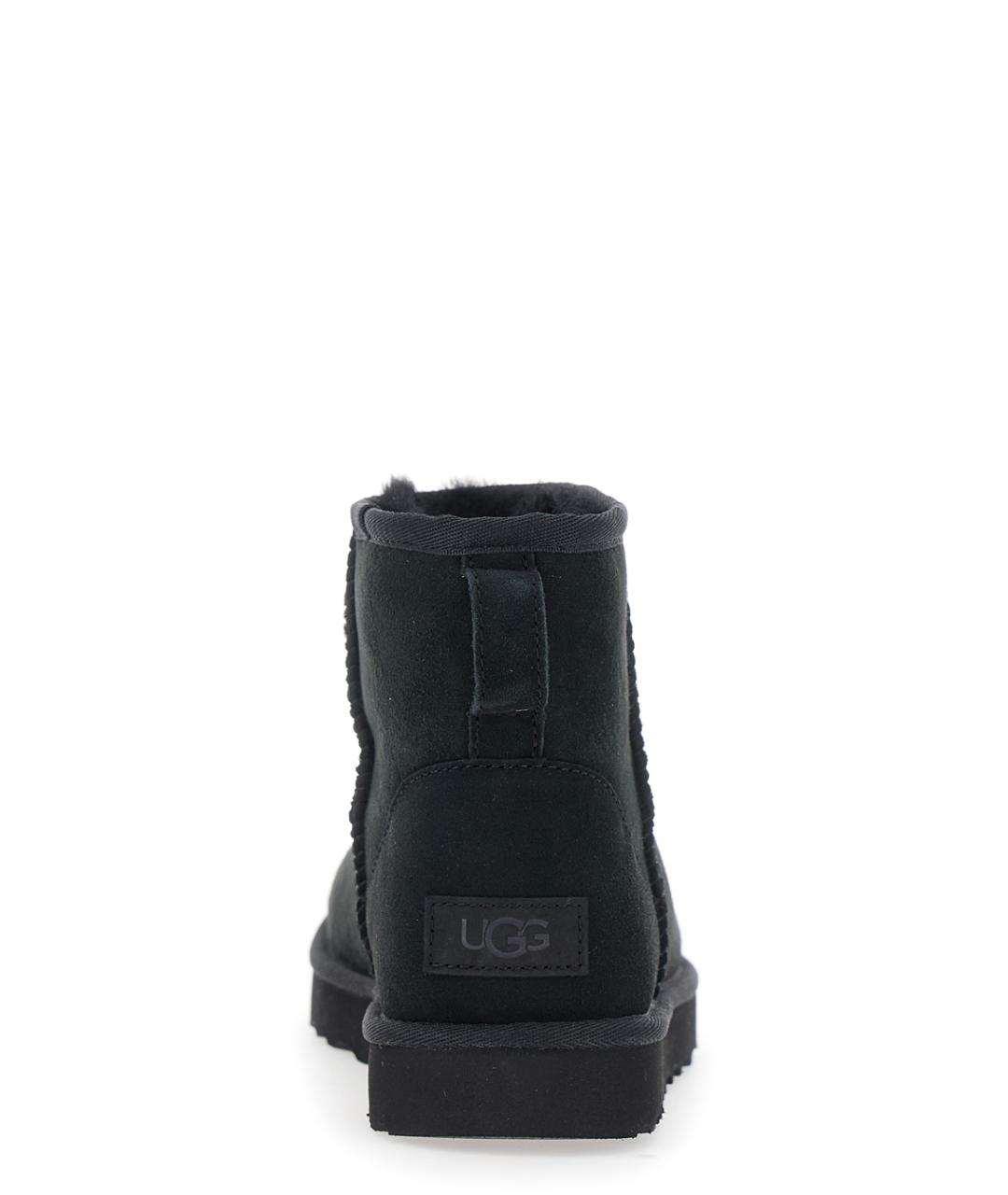 UGG AUSTRALIA Черные замшевые ботинки, фото 4