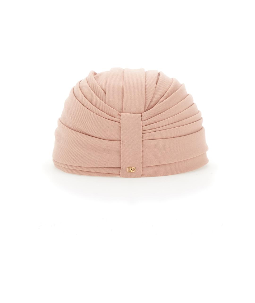 VALENTINO Розовая шерстяная шапка, фото 2