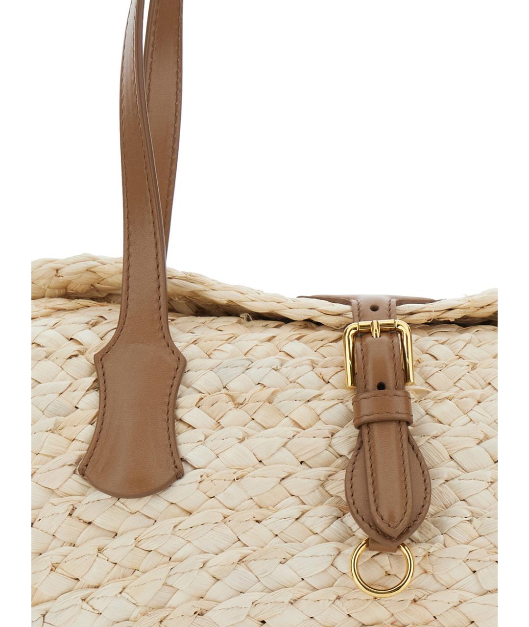 DOLCE&GABBANA Бежевая сумка через плечо, фото 3