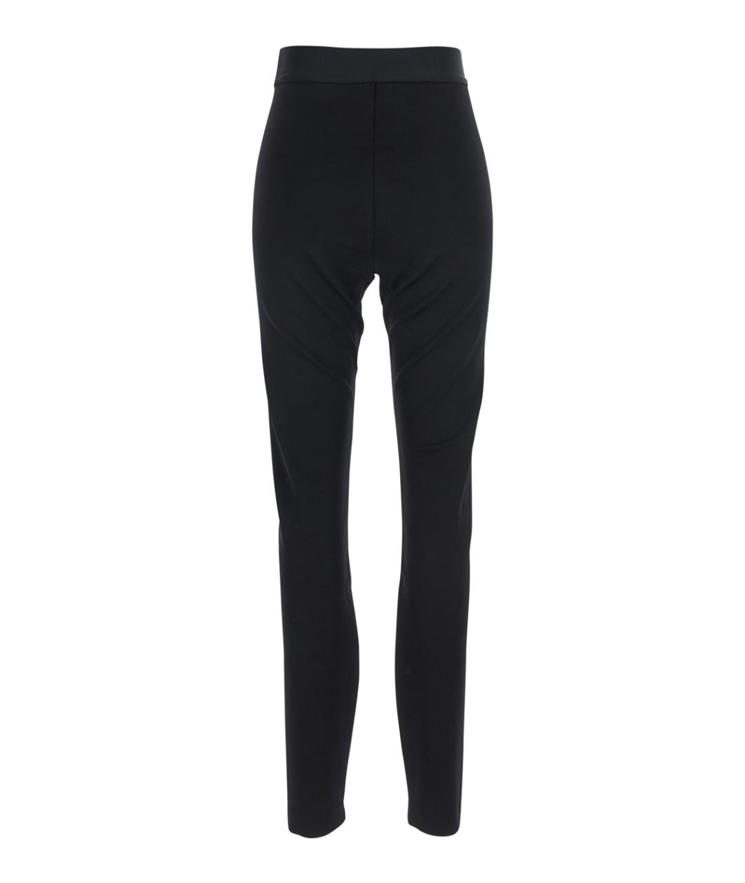 DOLCE&GABBANA Черные вискозные леггинсы и велосипедки, фото 2