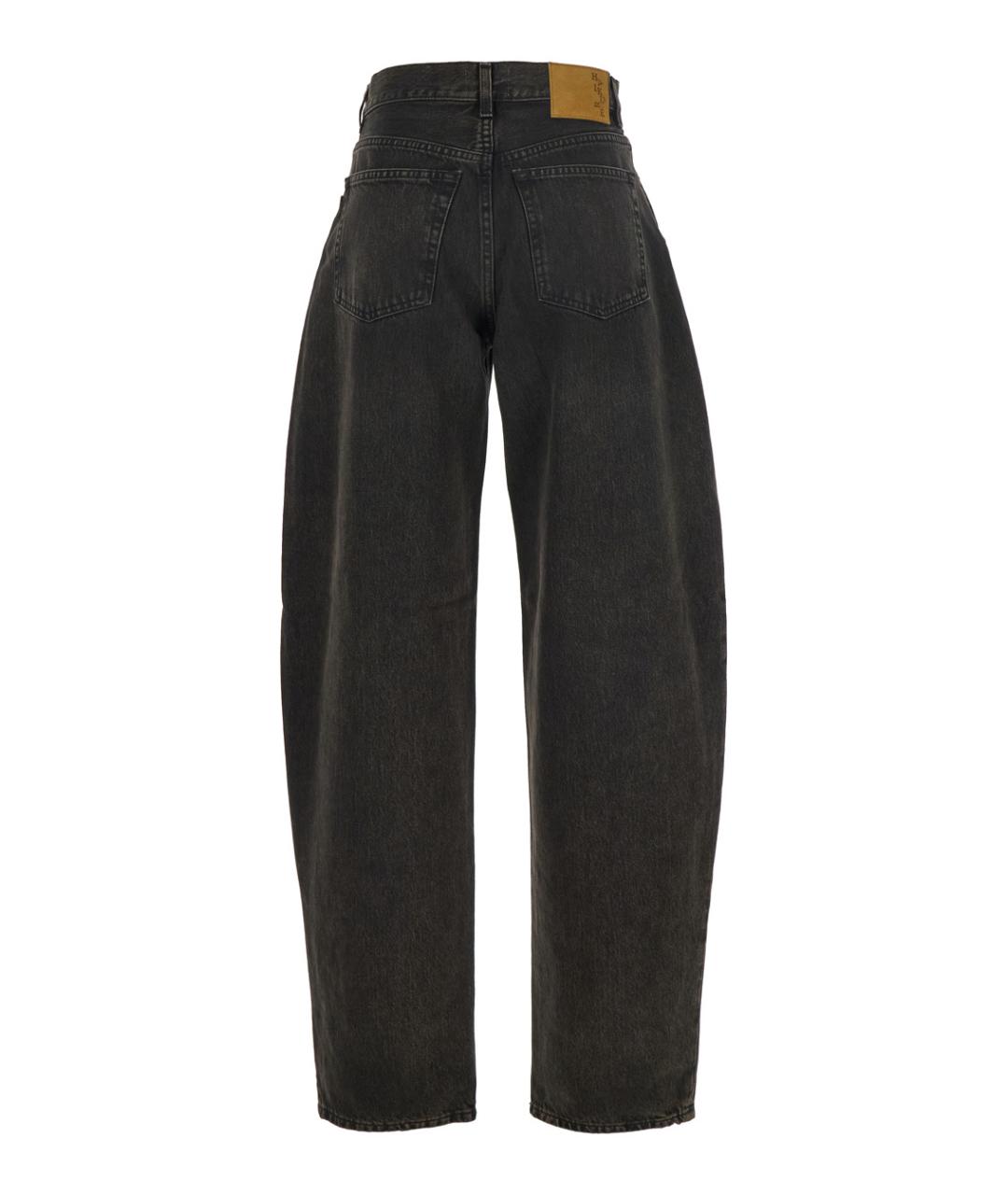 HAIKURE Коричневые хлопковые джинсы клеш, фото 2