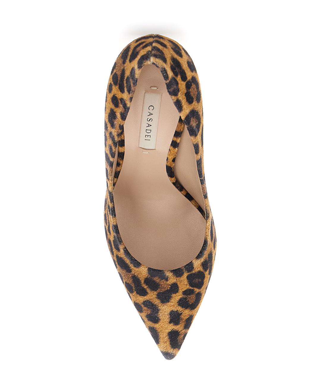 CASADEI Коричневые замшевые туфли, фото 4