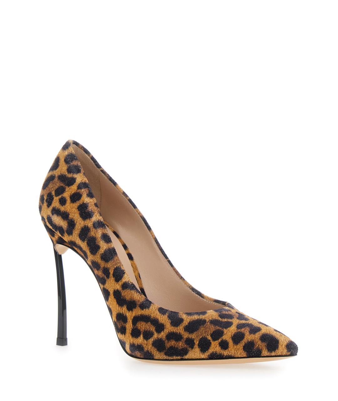 CASADEI Коричневые замшевые туфли, фото 2