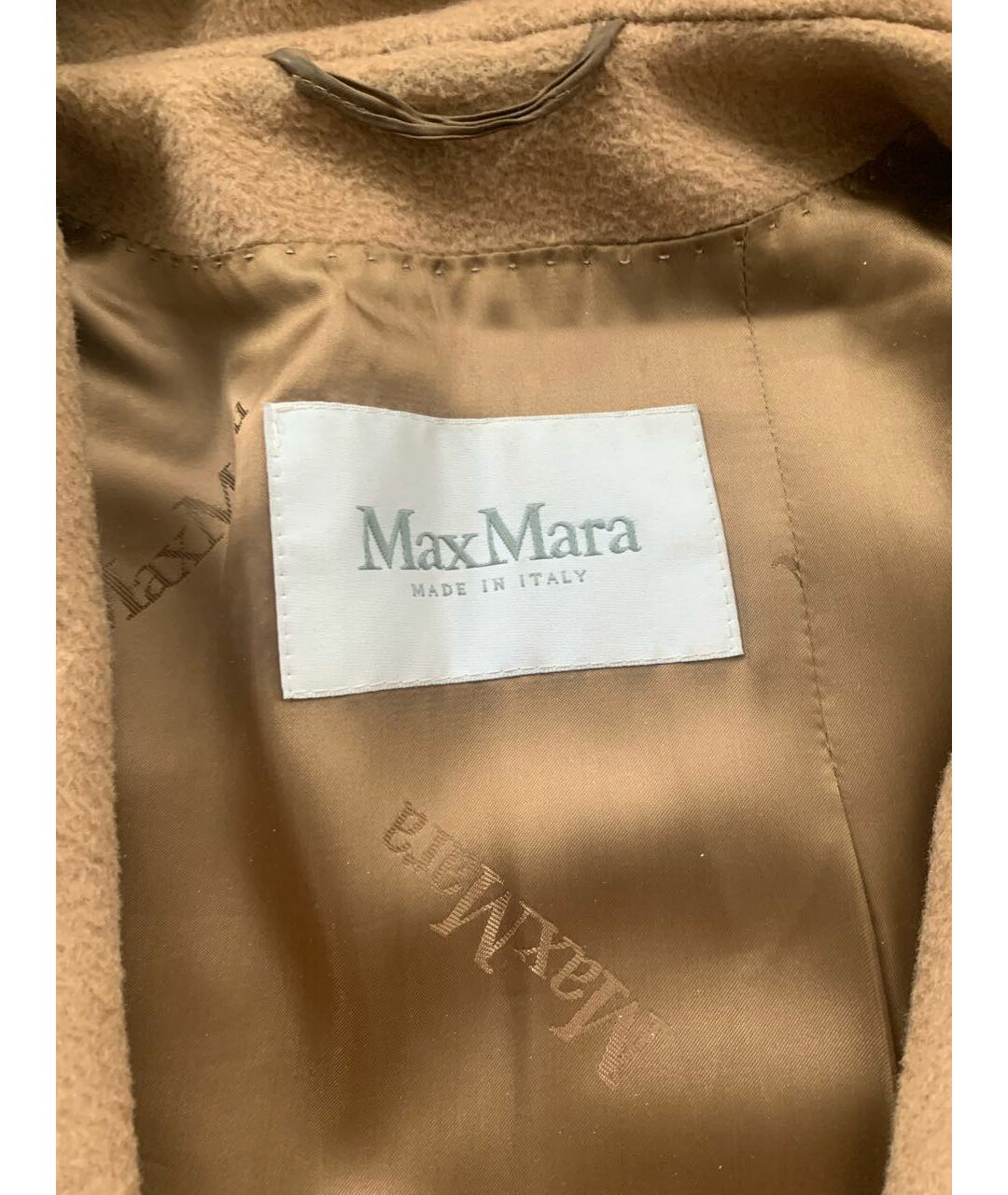 MAX MARA Коричневое кашемировое пальто, фото 3