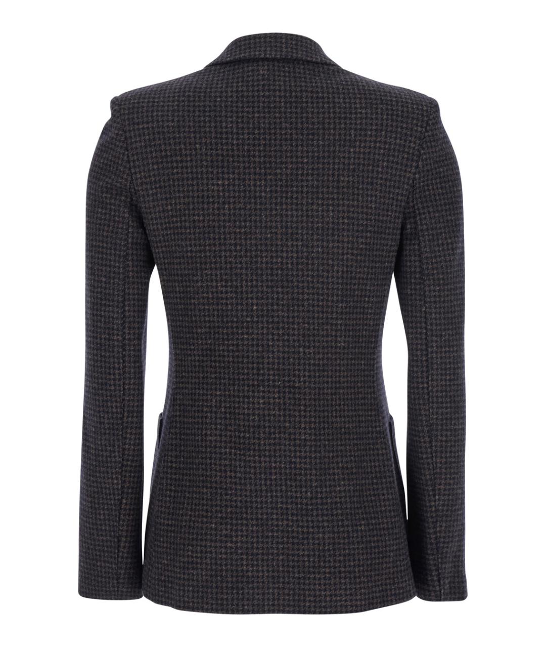 HARRIS WHARF LONDON Темно-синий шерстяной жакет/пиджак, фото 2