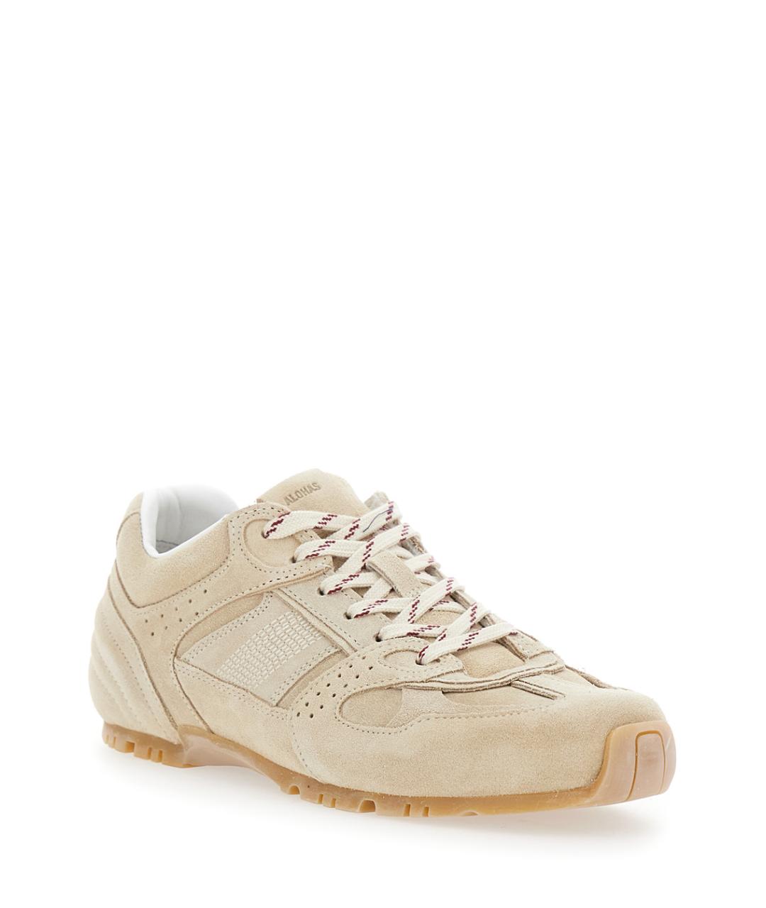 ALOHAS Бежевые кожаные кроссовки, фото 2
