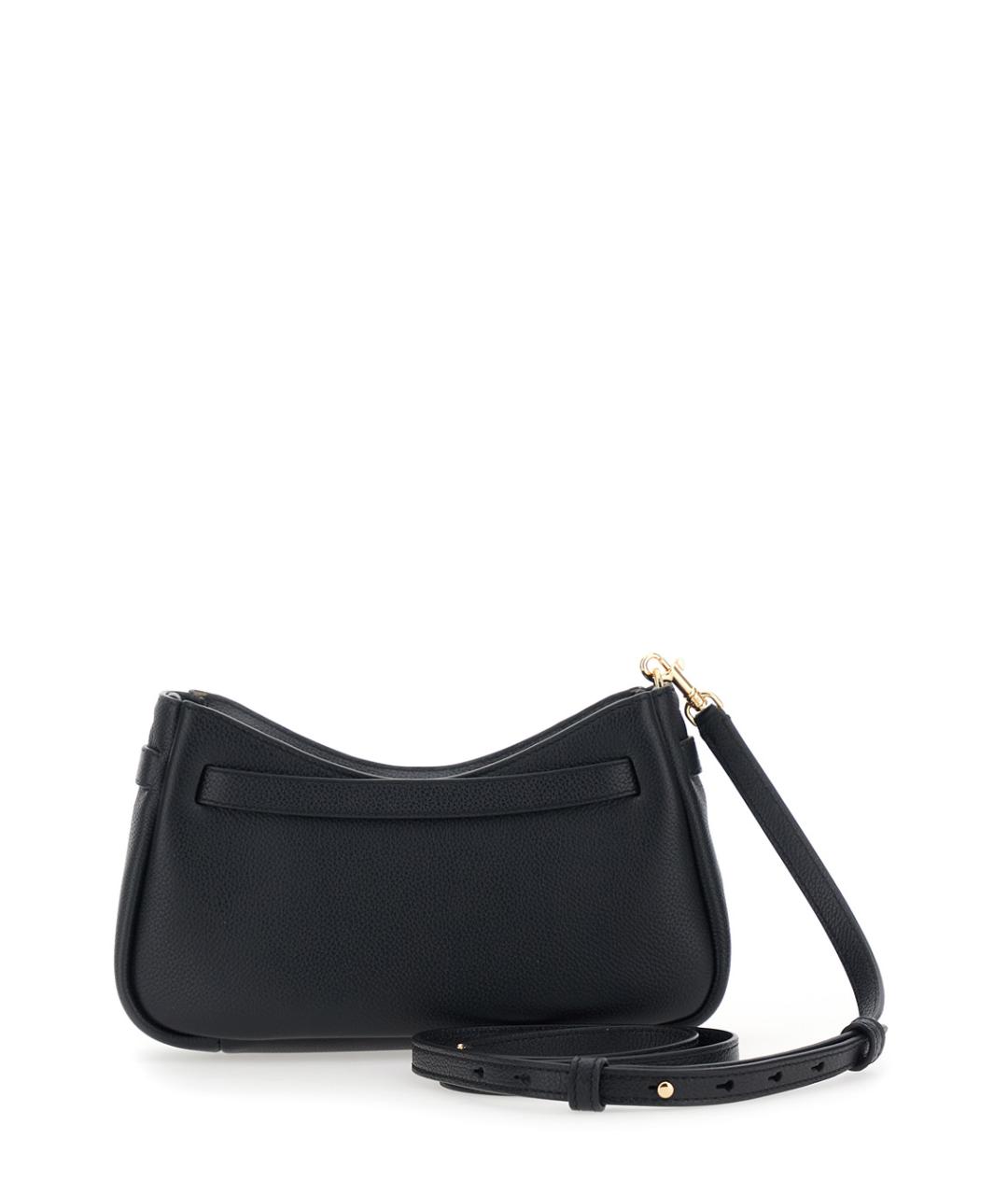 TORY BURCH Черная кожаная сумка через плечо, фото 2