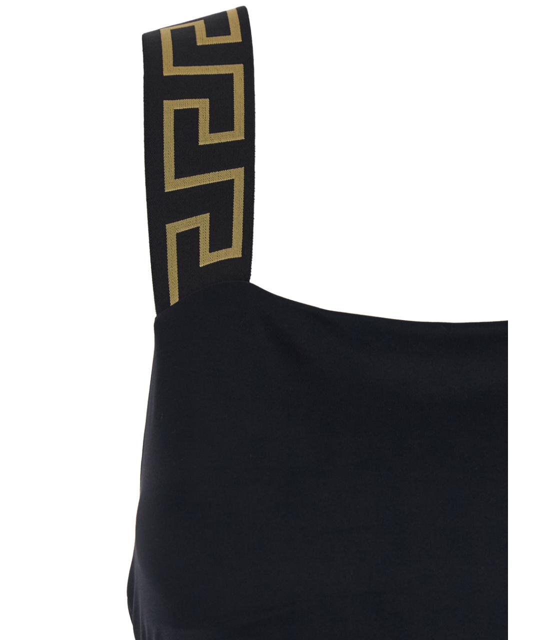 VERSACE Черный полиамидовый купальник, фото 3