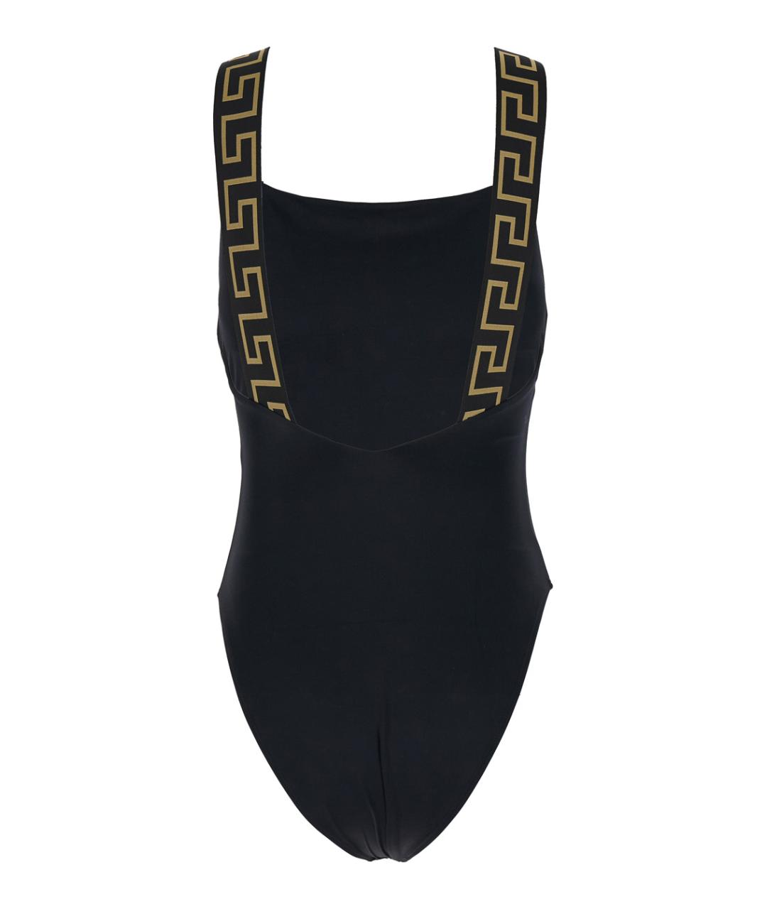 VERSACE Черный полиамидовый купальник, фото 2