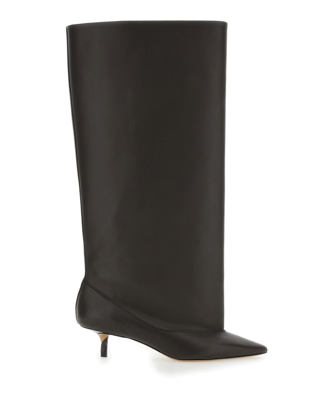 JACQUEMUS Коричневые кожаные сапоги, фото 1