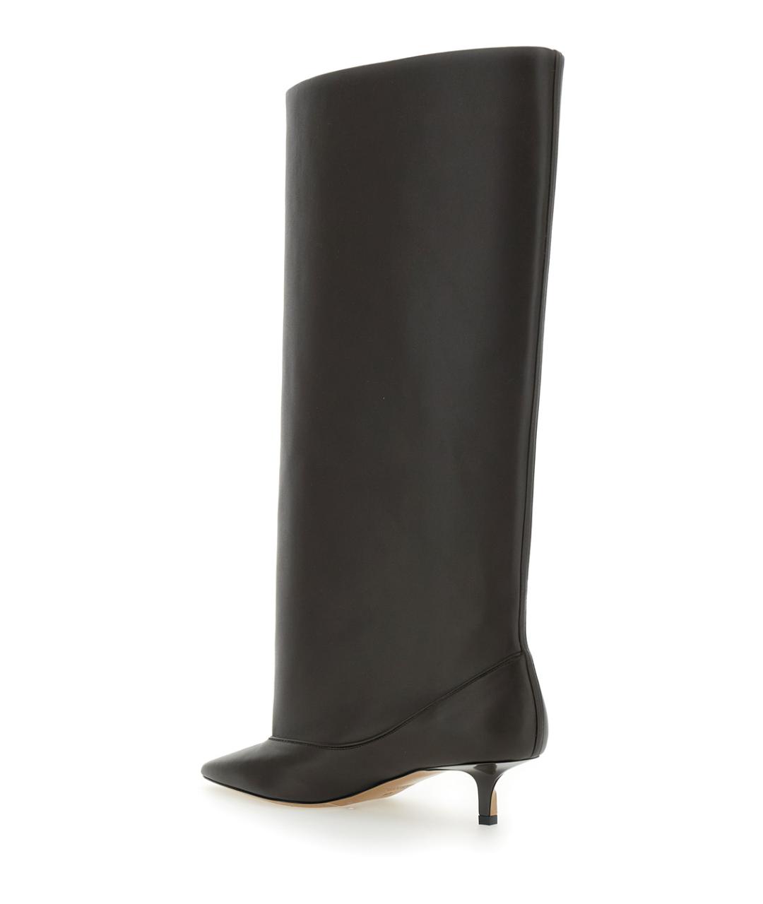 JACQUEMUS Коричневые кожаные сапоги, фото 3