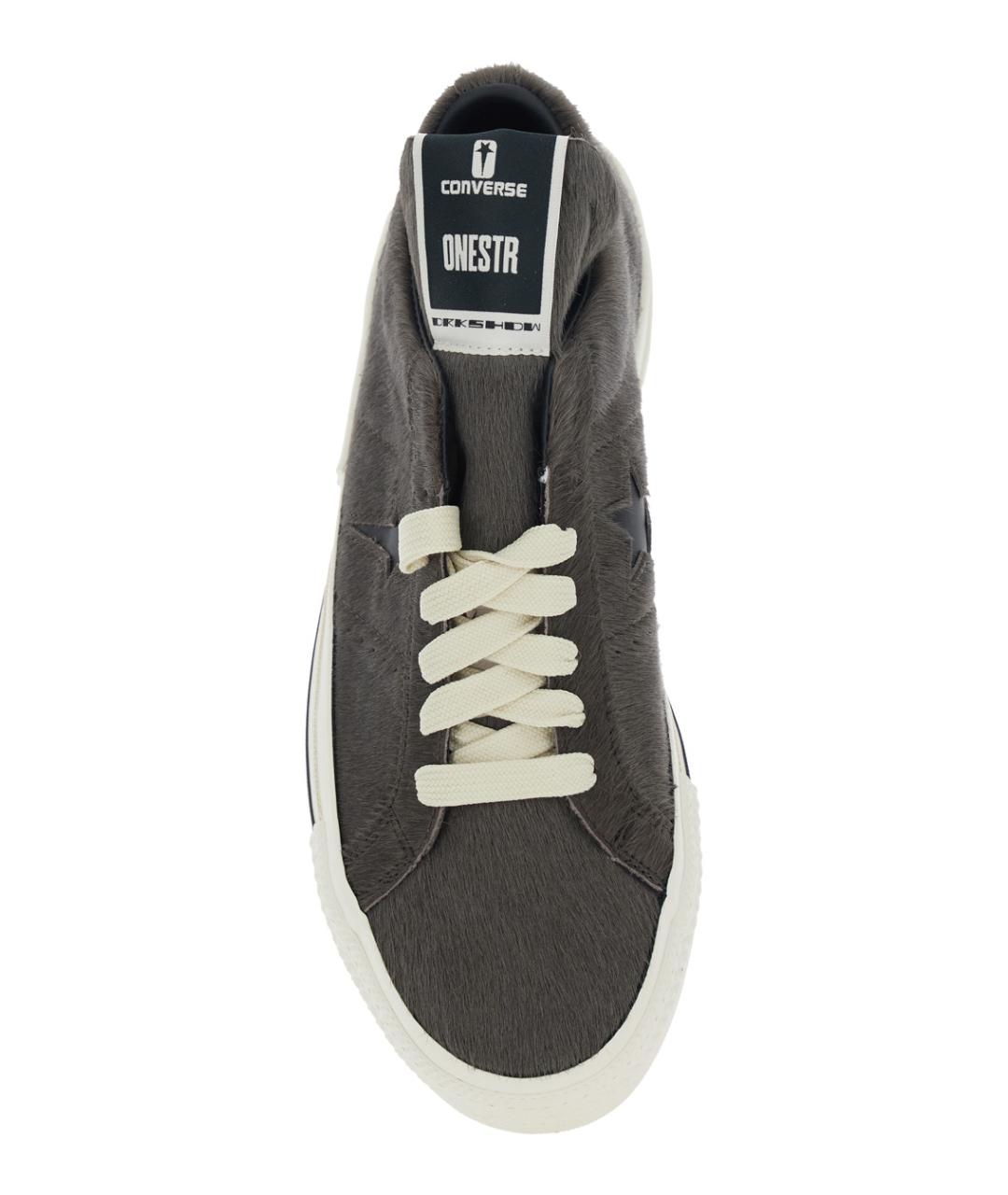 RICK OWENS DRKSHDW Черные кроссовки, фото 3