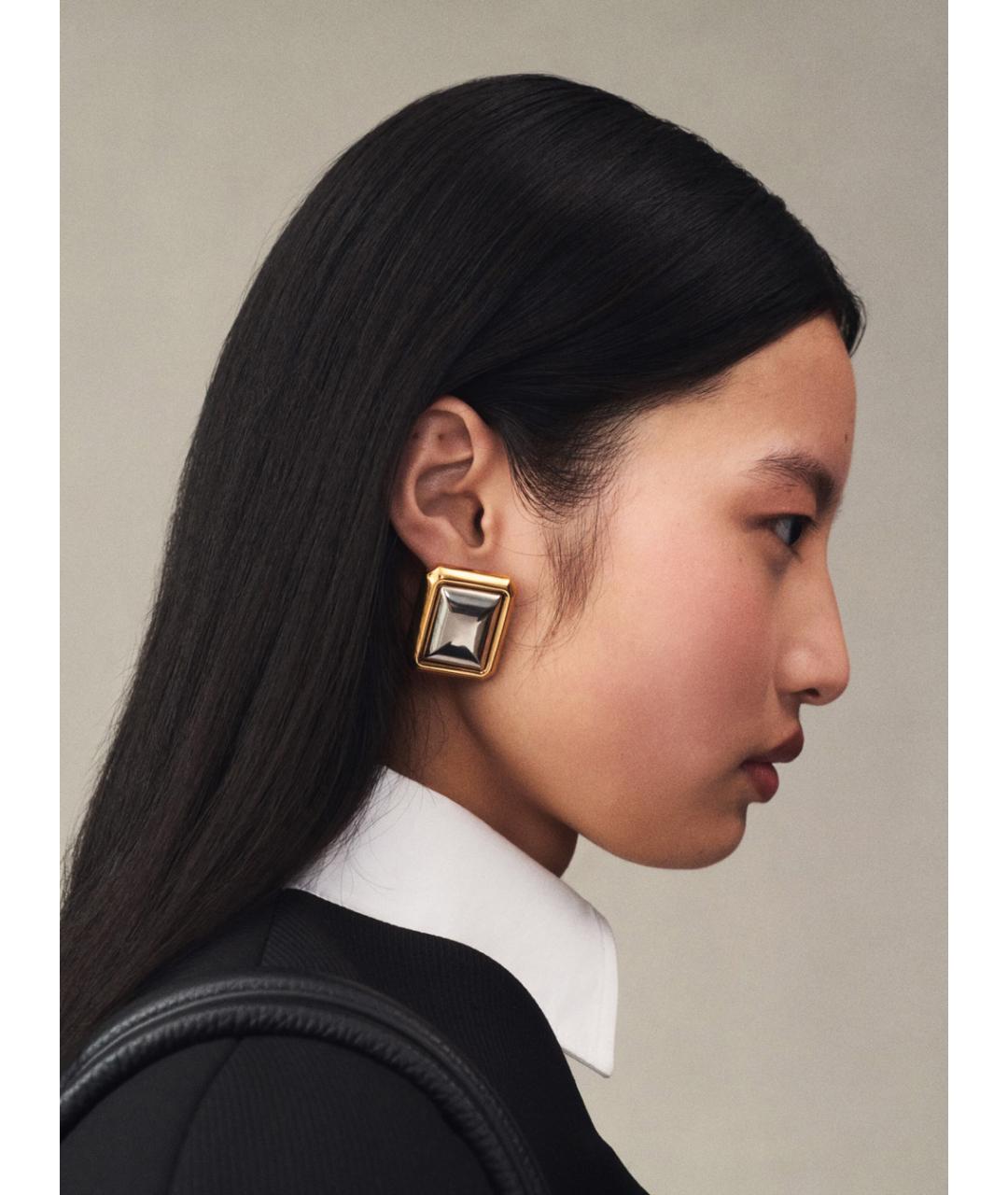 JACQUEMUS Латунные серьги, фото 3