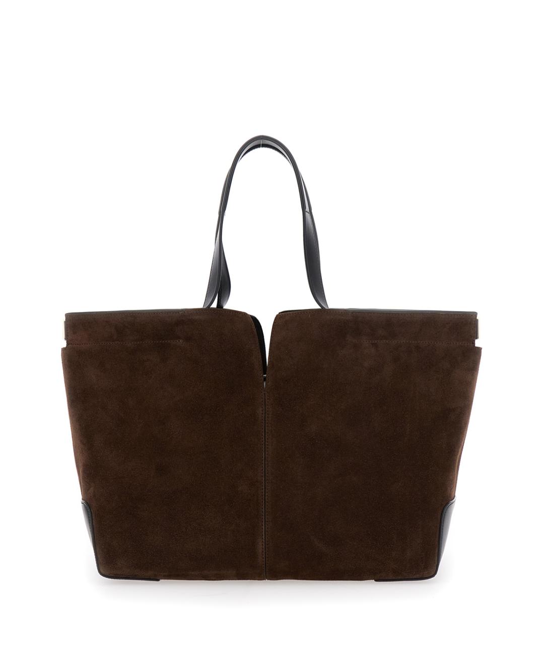 TOD'S Коричневая замшевая сумка тоут, фото 2