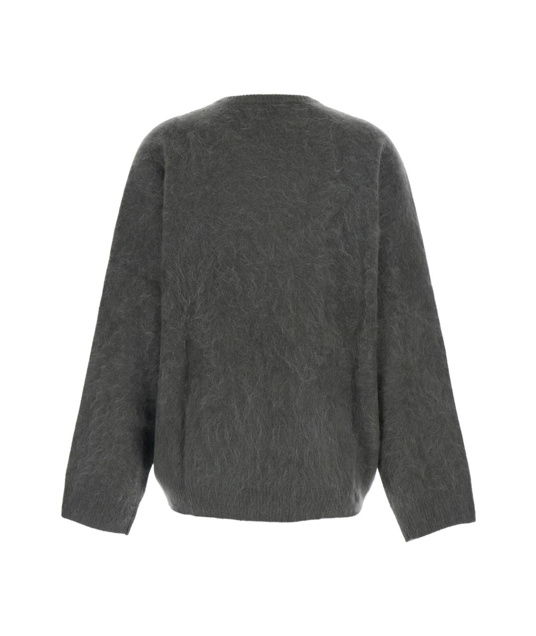 SOFT GOAT Серый кашемировый джемпер / свитер, фото 2