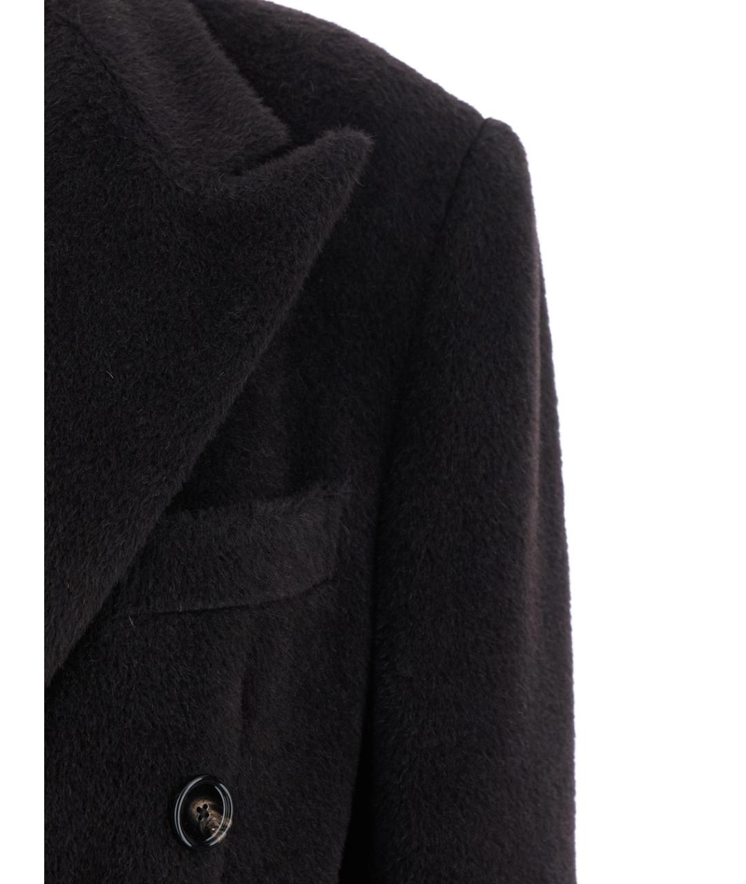 TAGLIATORE Коричневое шерстяное пальто, фото 3