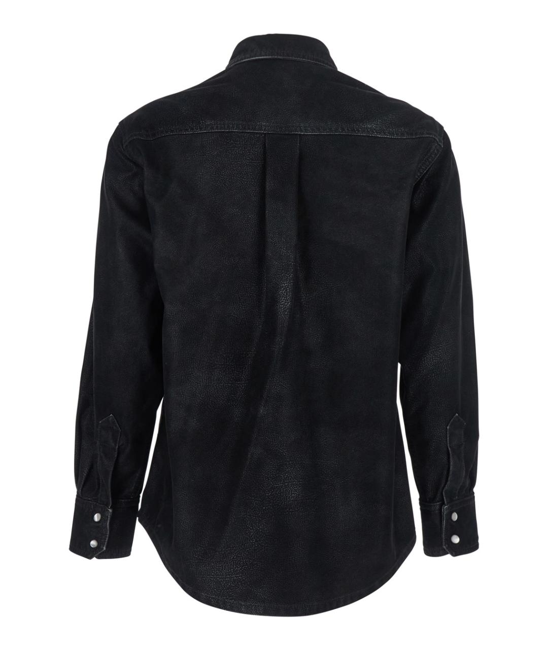 ISABEL MARANT Черная полиуретановая рубашка, фото 2