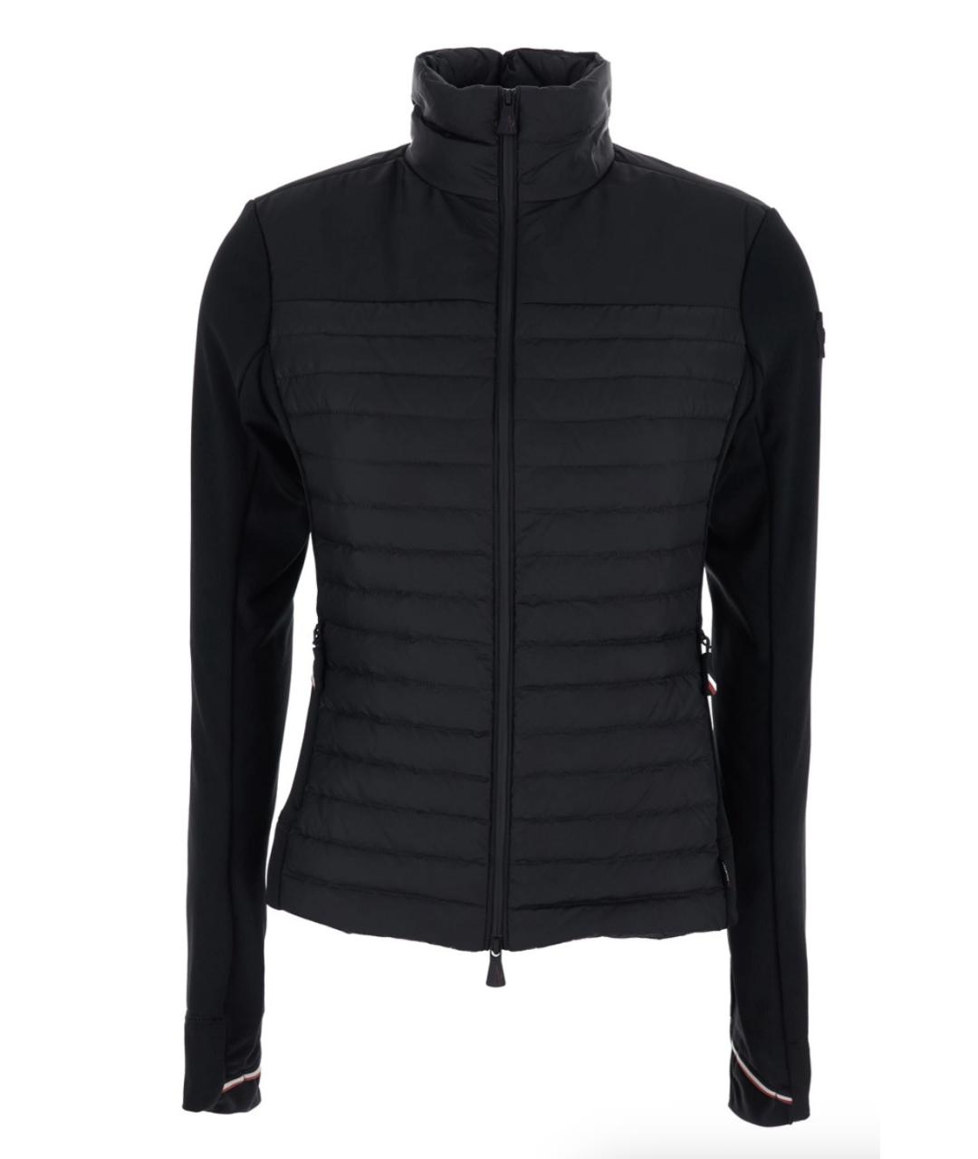 MONCLER GRENOBLE Черная полиэстеровая куртка, фото 1