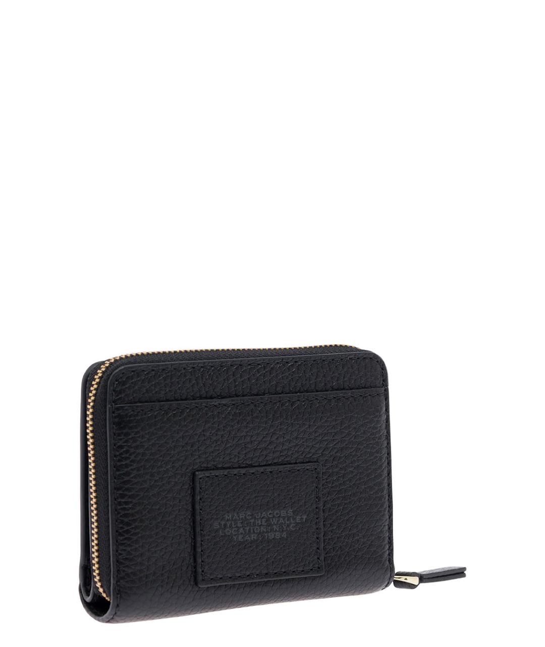 MARC JACOBS Черный кожаный кошелек, фото 2