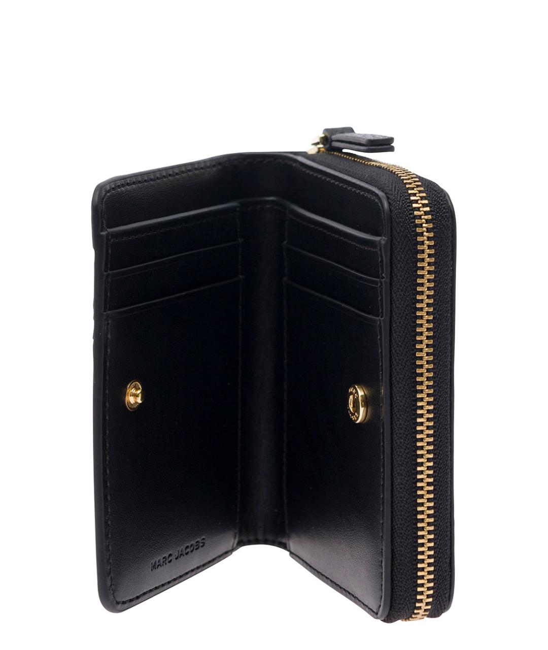 MARC JACOBS Черный кожаный кошелек, фото 3