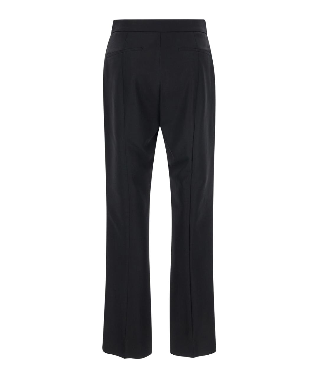 GUCCI Черные шерстяные прямые брюки, фото 2