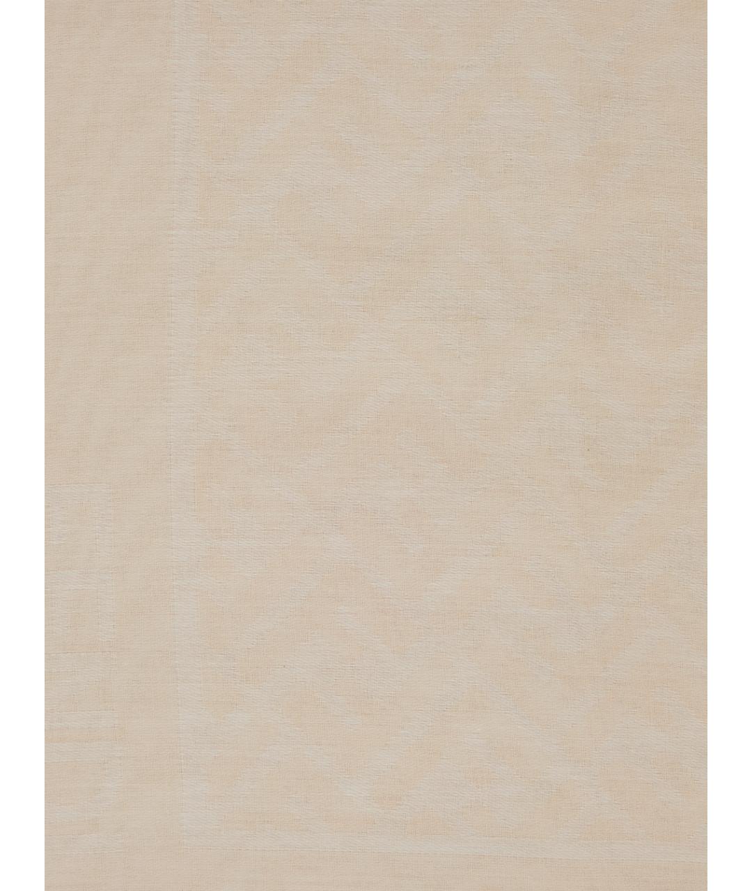 FENDI Бежевый хлопковый шарф, фото 3