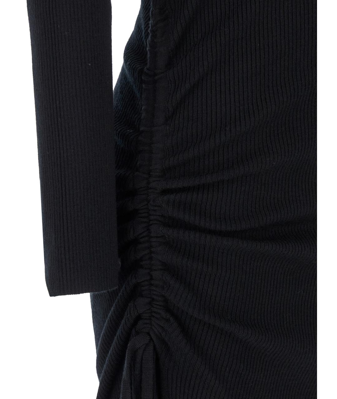 MICHAEL MICHAEL KORS Черное шерстяное платье, фото 3