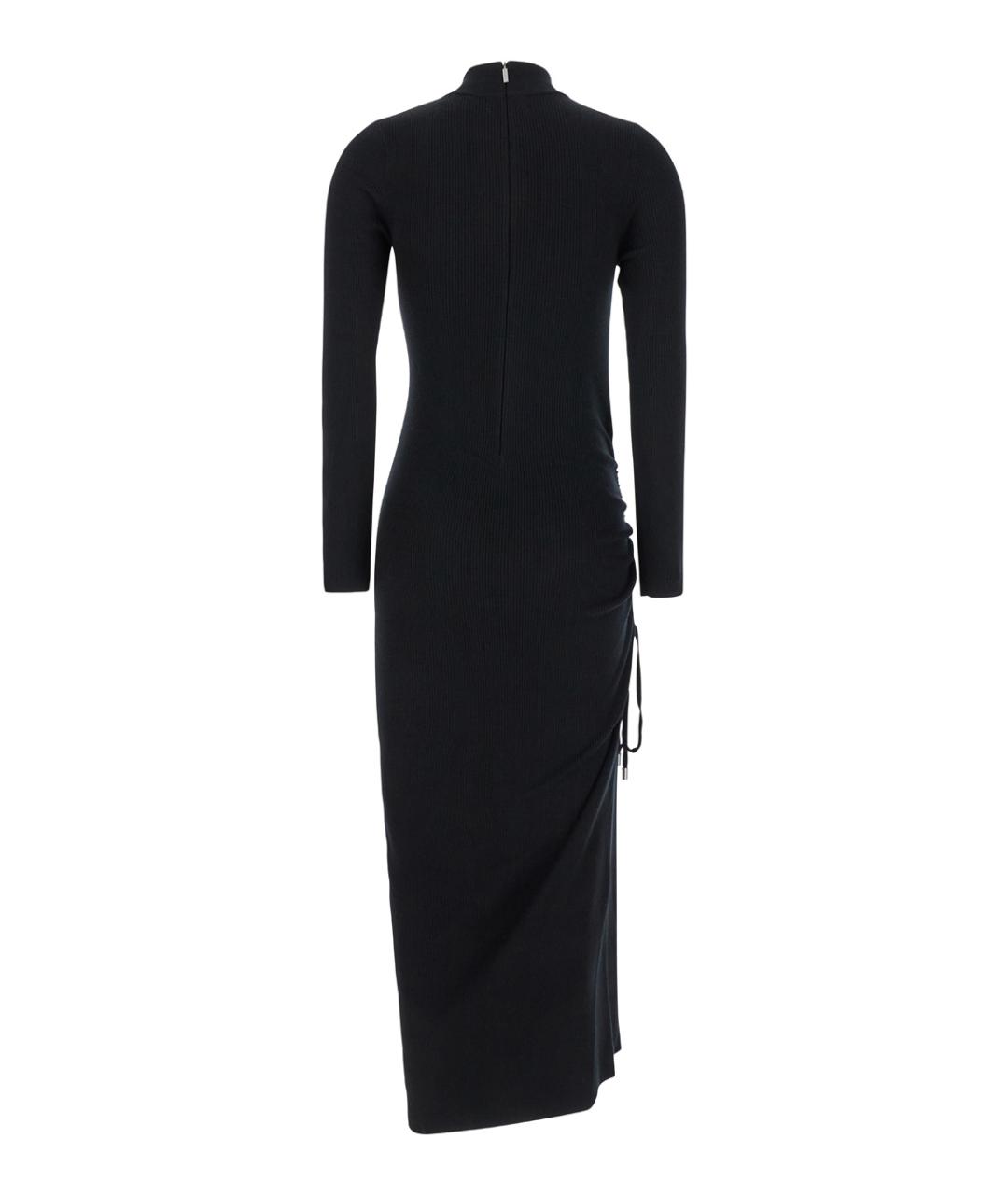 MICHAEL MICHAEL KORS Черное шерстяное платье, фото 2