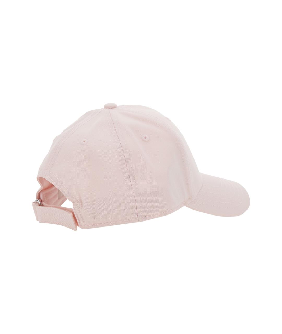 MONCLER Розовая хлопковая кепка, фото 2