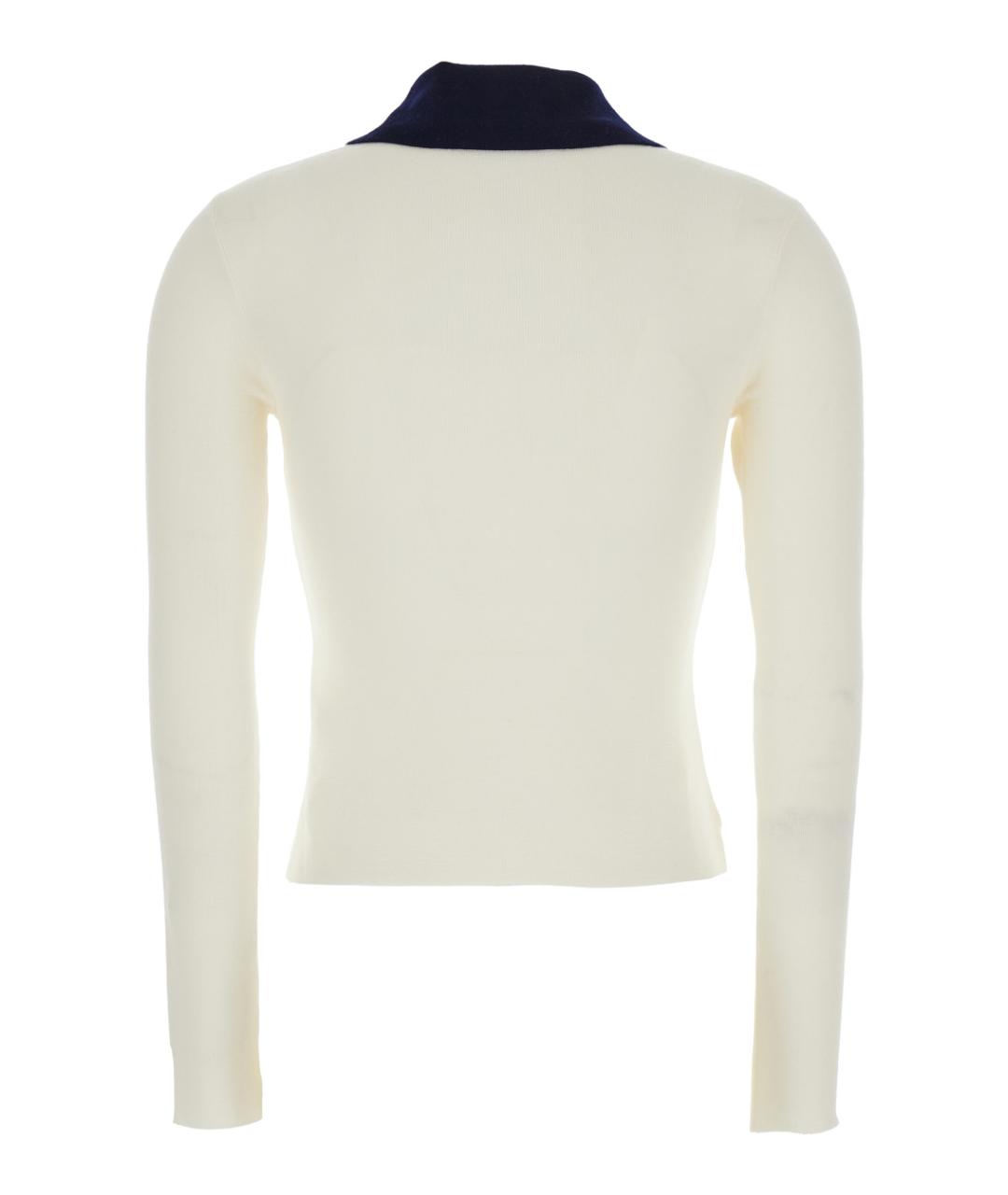 SELF-PORTRAIT Белый шерстяной кардиган, фото 2