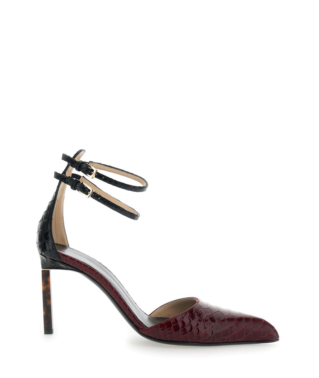 TOM FORD Бордовые кожаные туфли, фото 1