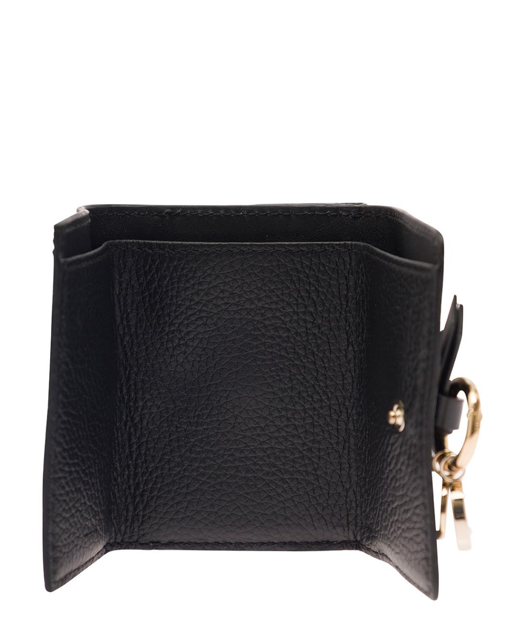CHLOE Черный кожаный кошелек, фото 3