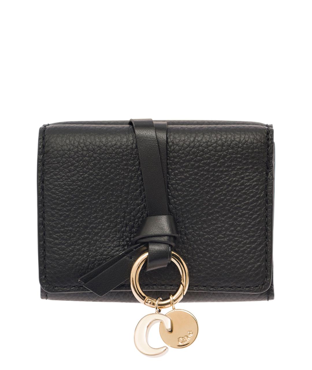 CHLOE Черный кожаный кошелек, фото 1