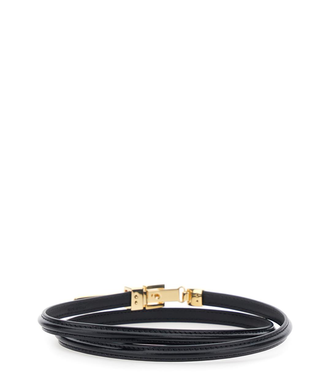 FENDI Черный кожаный ремень, фото 2