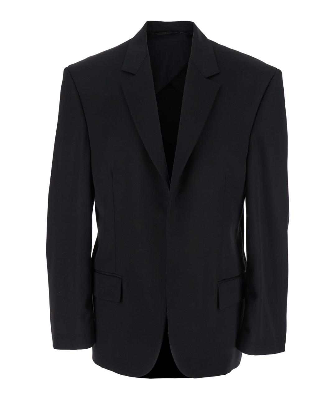 BALENCIAGA Черный шерстяной жакет/пиджак, фото 1