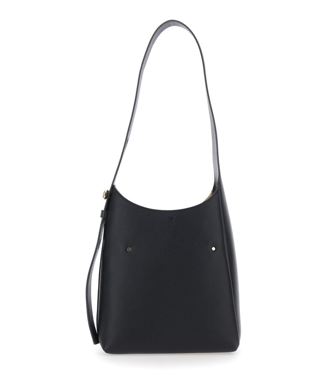 TORY BURCH Черная кожаная сумка через плечо, фото 2