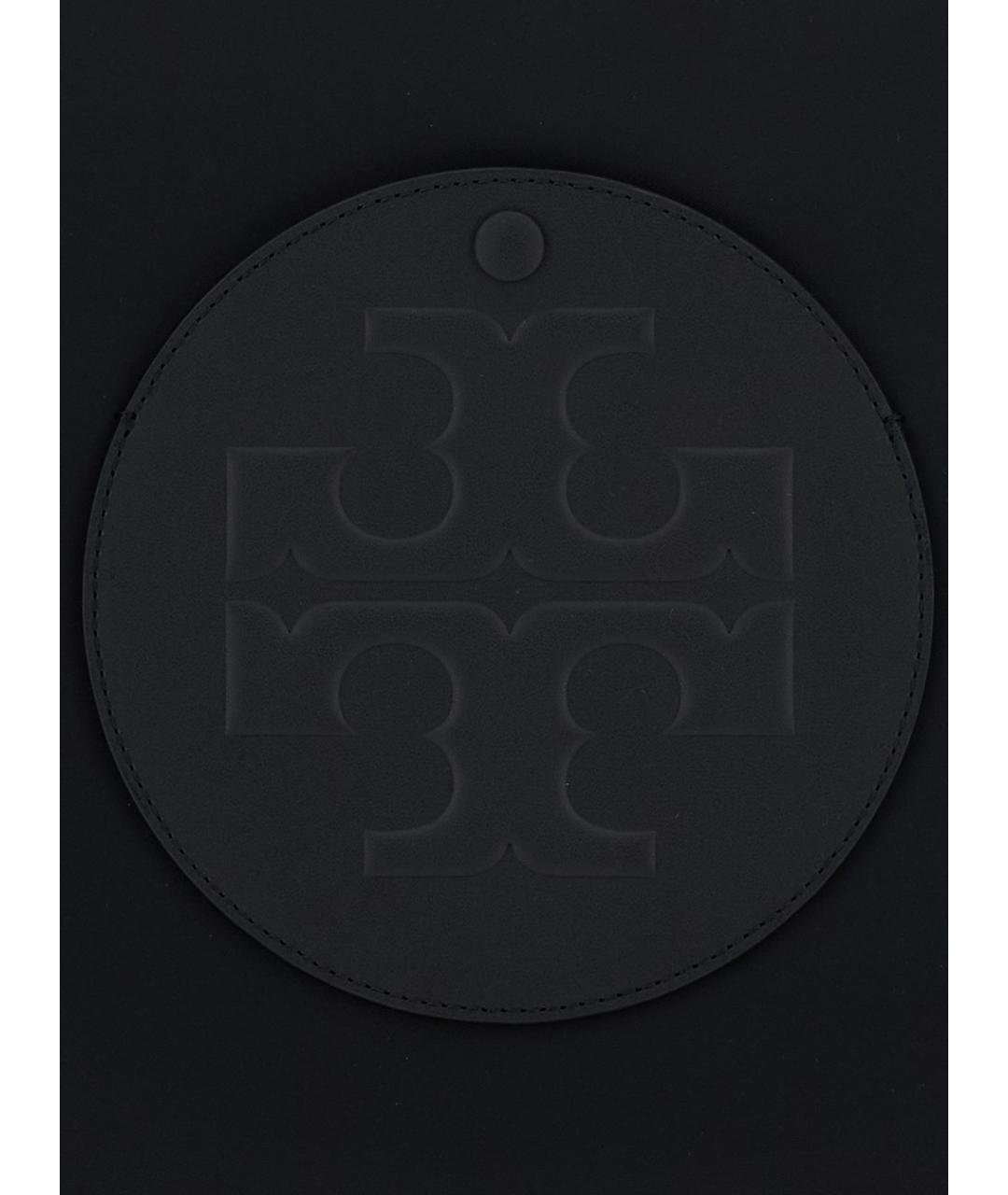 TORY BURCH Черная синтетическая сумка тоут, фото 3