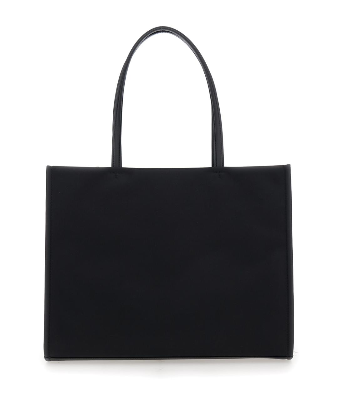 TORY BURCH Черная синтетическая сумка тоут, фото 2