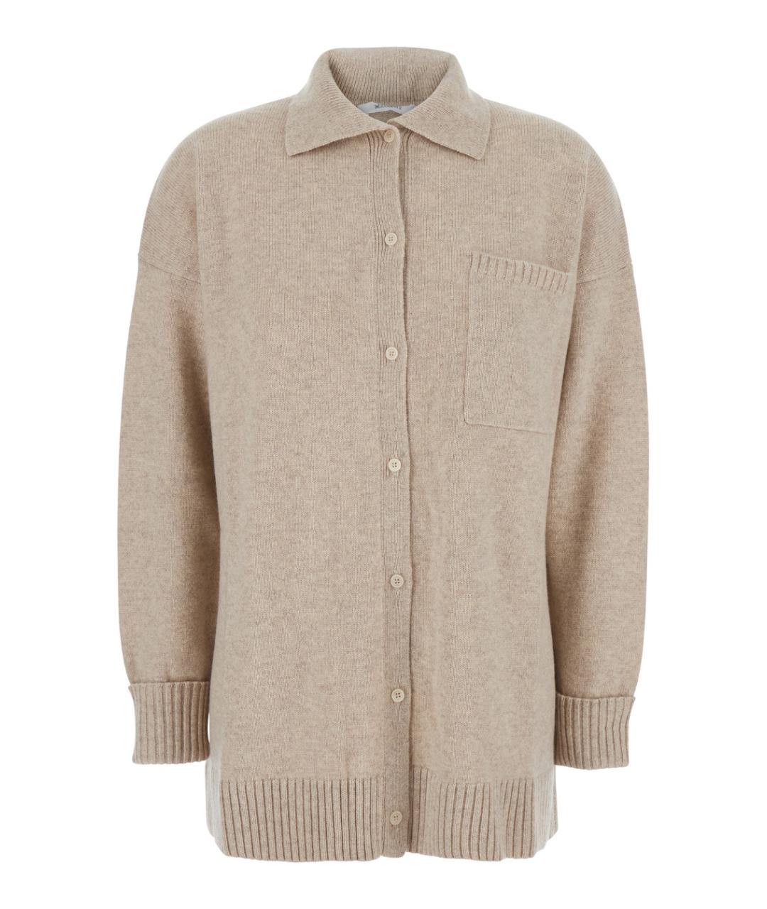 MAX MARA Бежевый кашемировый джемпер / свитер, фото 1