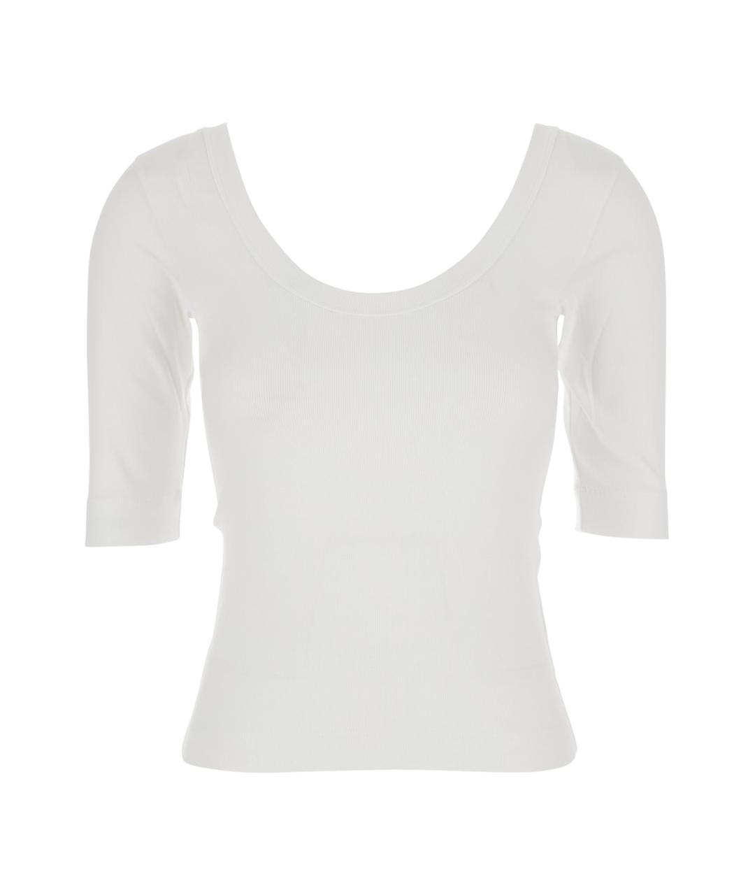 BRUNELLO CUCINELLI Белая хлопковая футболка, фото 1