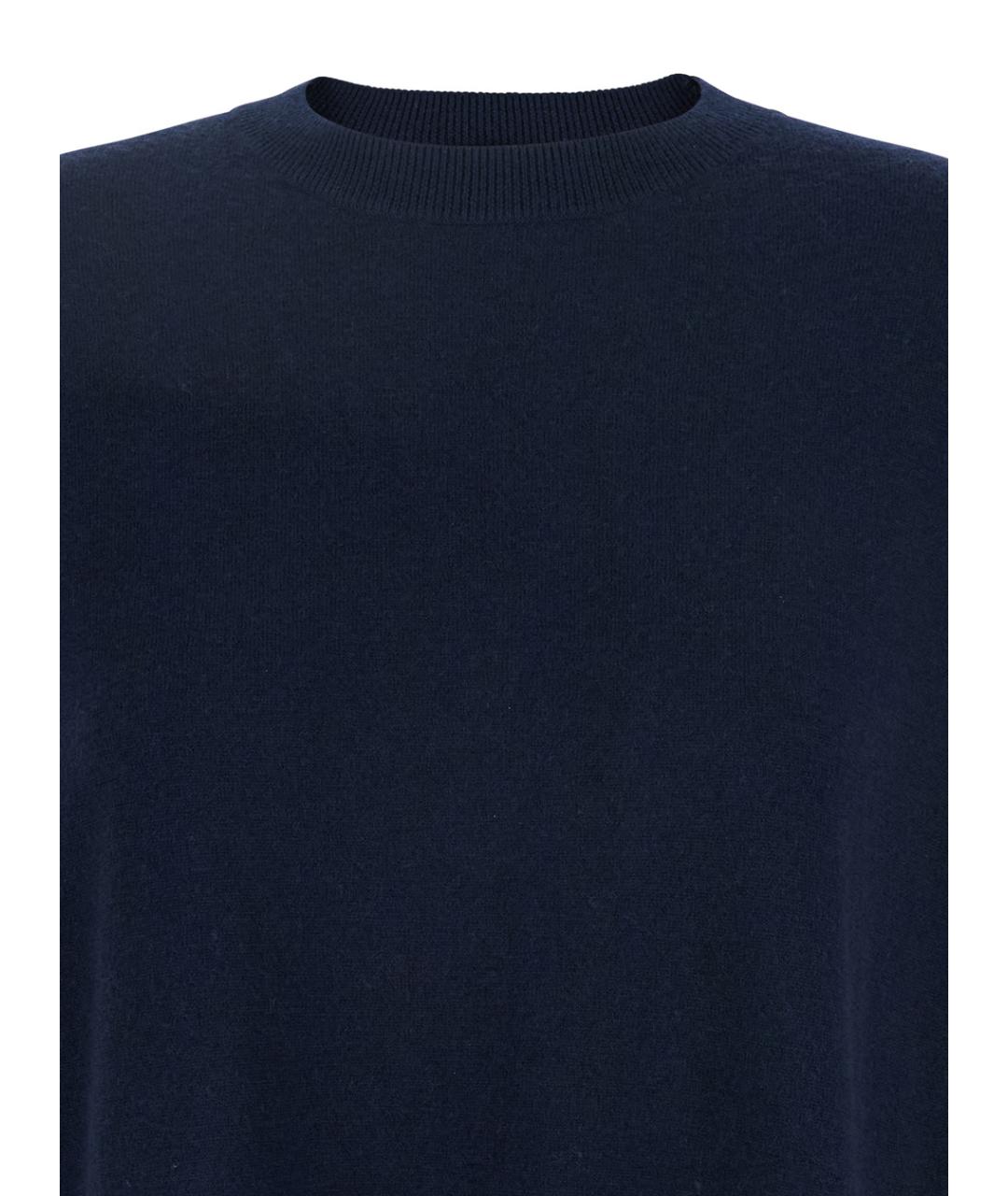 'S MAX MARA Синий шерстяной джемпер / свитер, фото 3