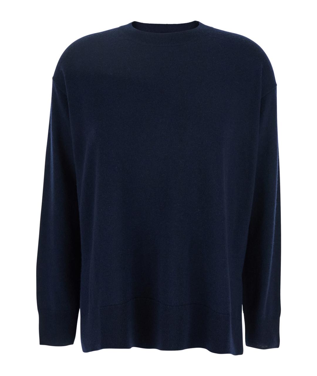 'S MAX MARA Синий шерстяной джемпер / свитер, фото 1