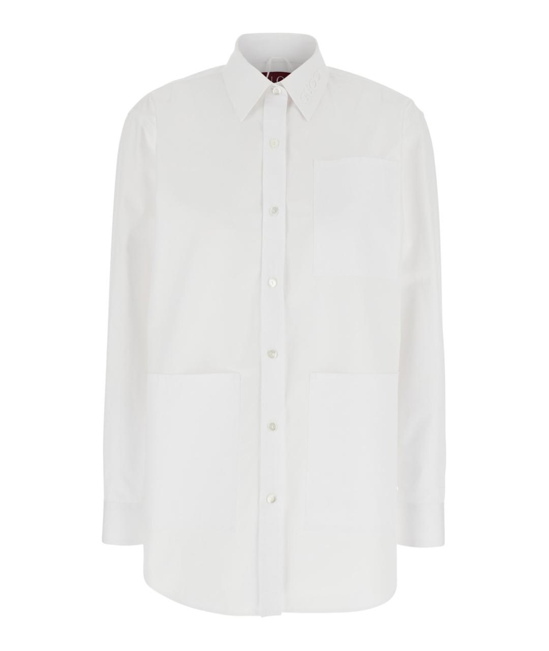 GUCCI Белая хлопковая рубашка, фото 1