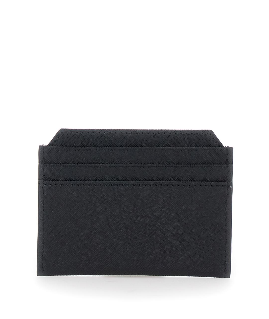 VIVIENNE WESTWOOD Черный кожаный кардхолдер, фото 2