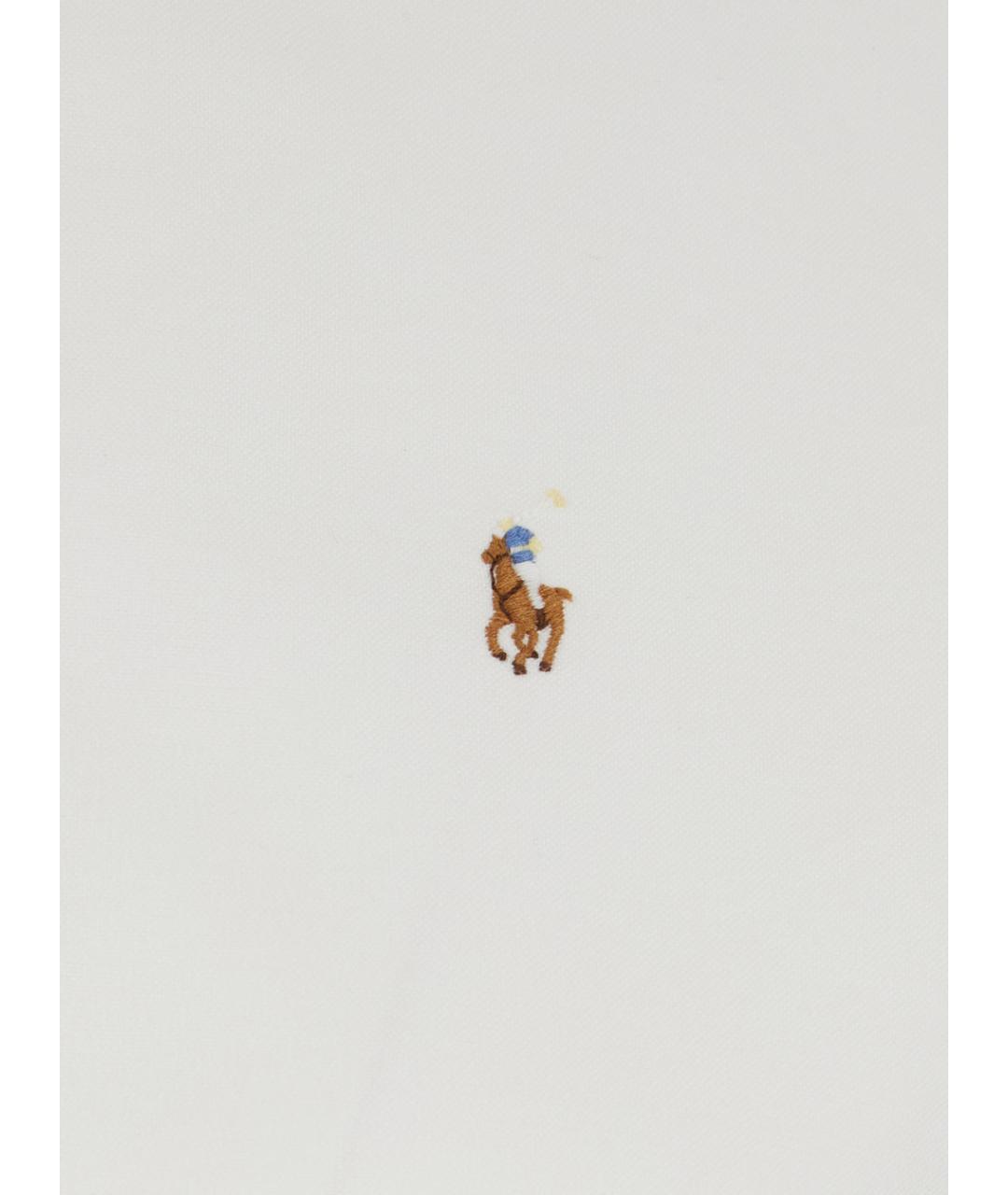 POLO RALPH LAUREN Белая хлопковая рубашка, фото 2