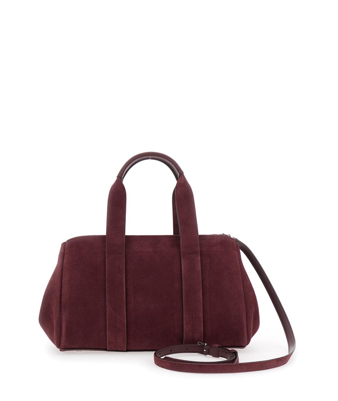 MICHAEL MICHAEL KORS Бордовая замшевая сумка через плечо, фото 2