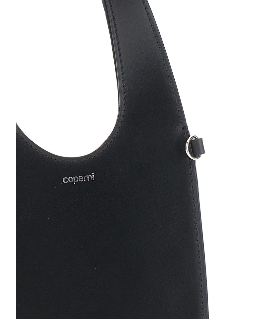 COPERNI Черная кожаная сумка через плечо, фото 3