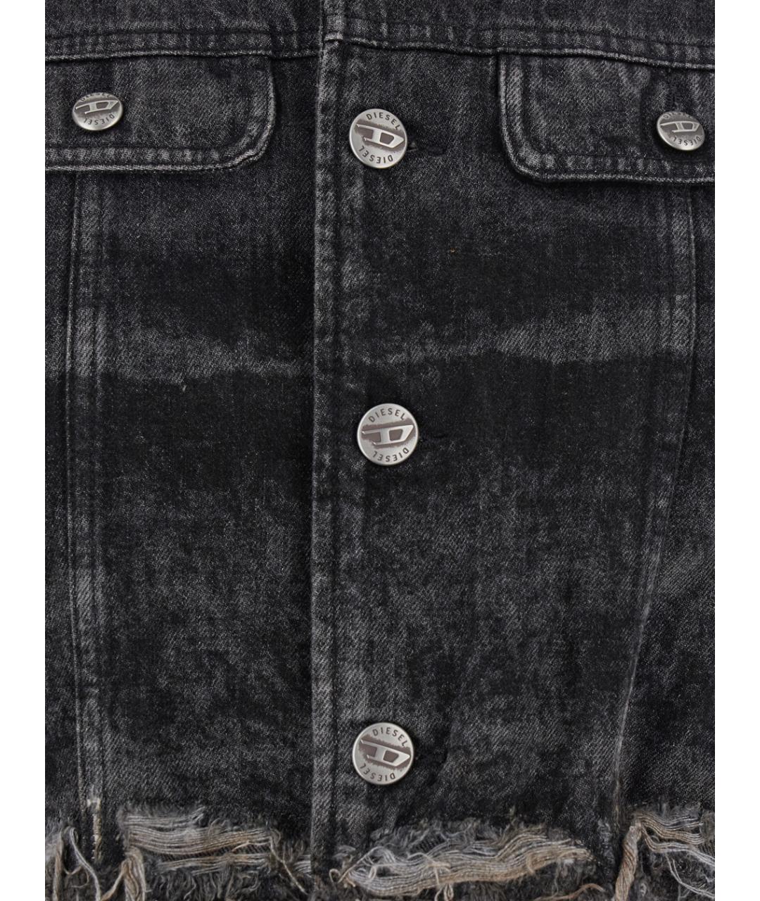 DIESEL Серая хлопковая куртка, фото 3