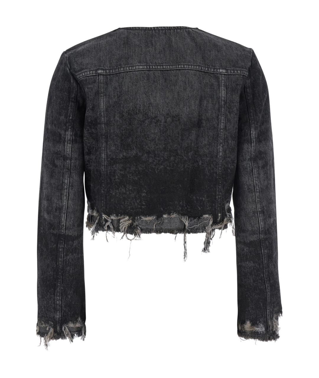 DIESEL Серая хлопковая куртка, фото 2