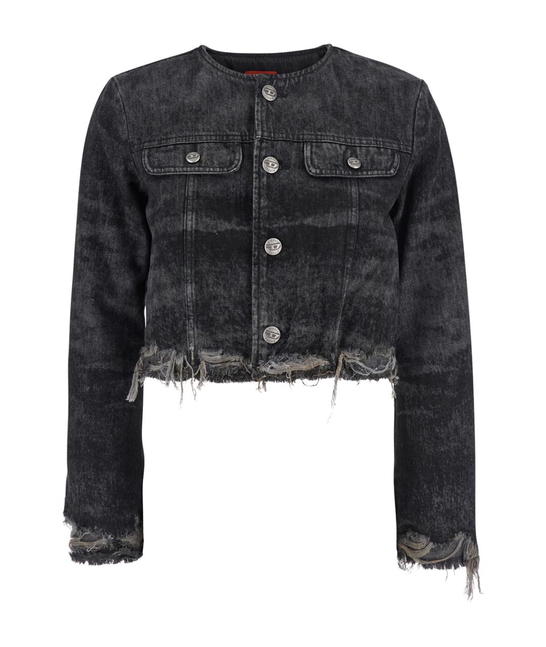 DIESEL Серая хлопковая куртка, фото 1